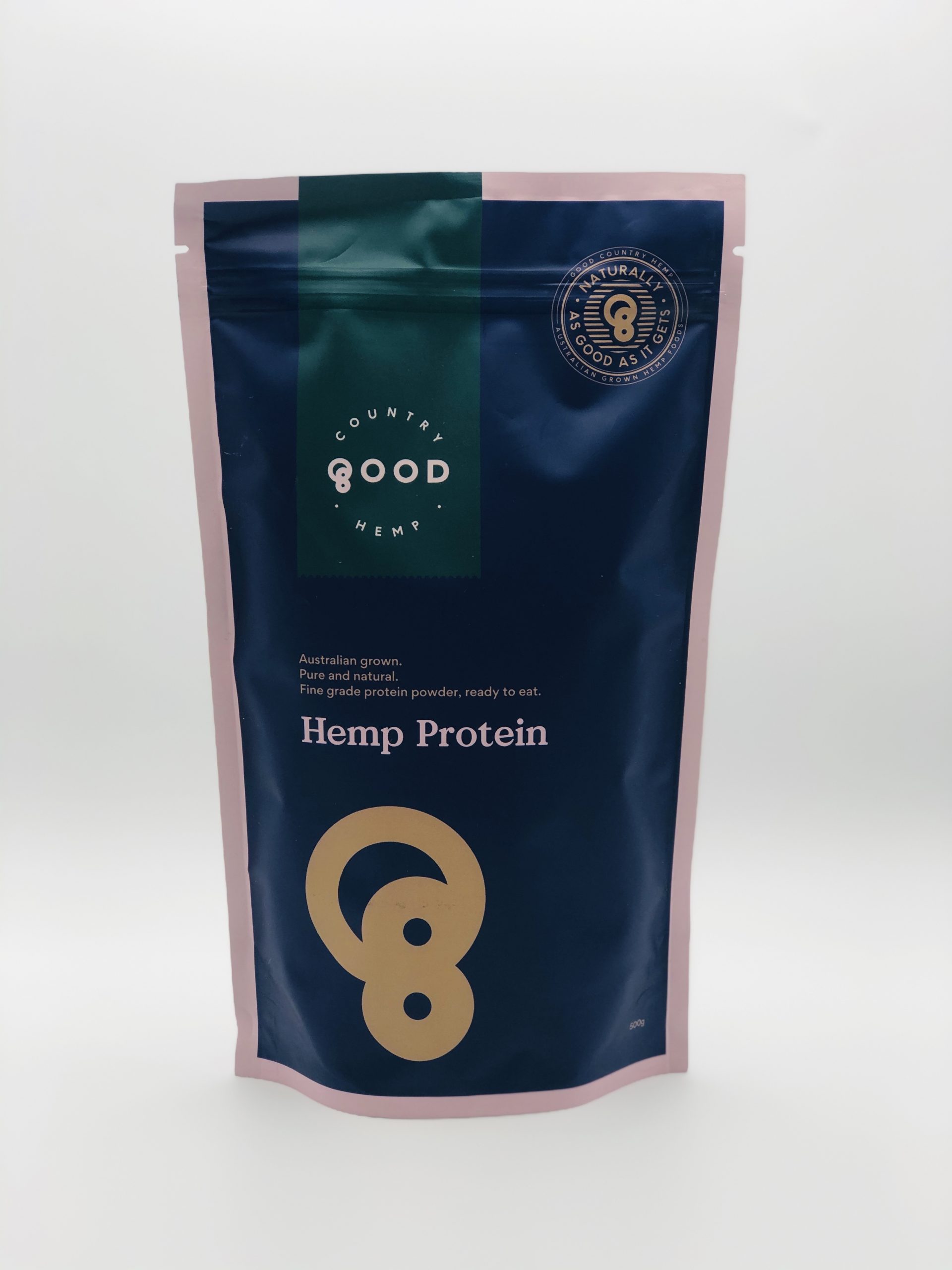 Hemp Protein Powder 500g, Australian Grown Good Country Hemp