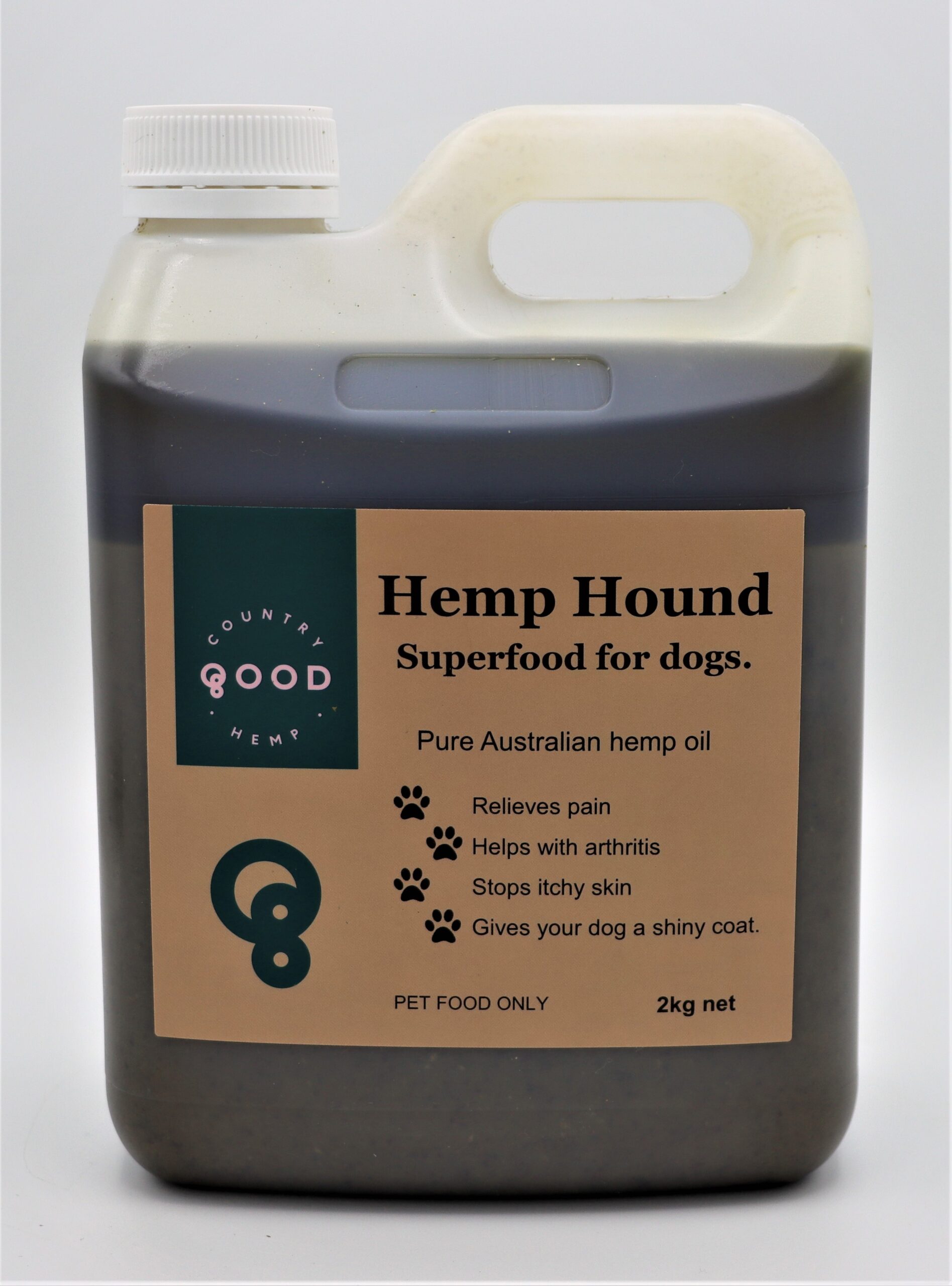 Hemp Hound 2kg, arthritis relief for dogs Good Country Hemp