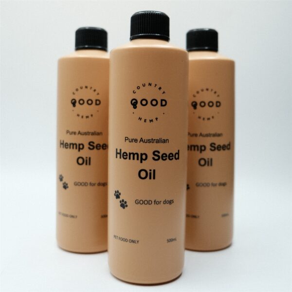 Hemp Seed Oil for Dogs, Triple Pack