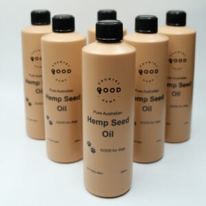 Hemp Seed Oil for Dogs, 6 pack.